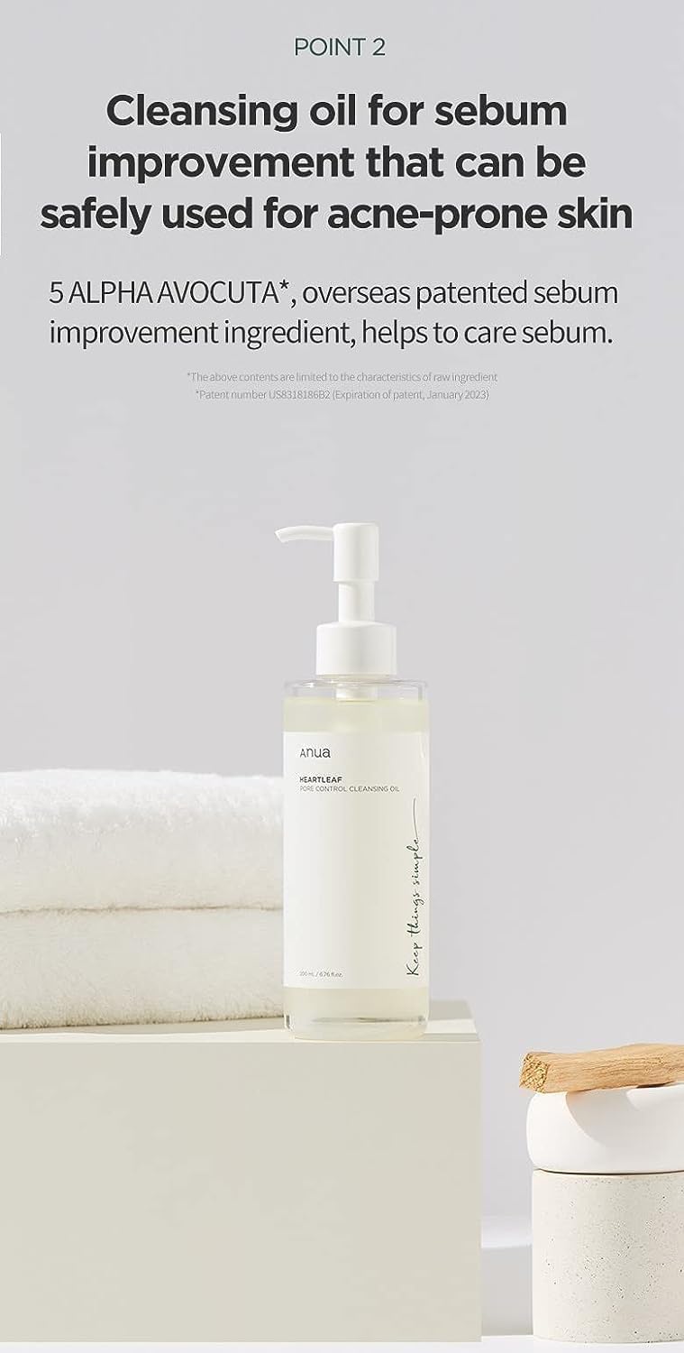 ANUA Heartleaf Pore Control Cleansing Oil (200ml)