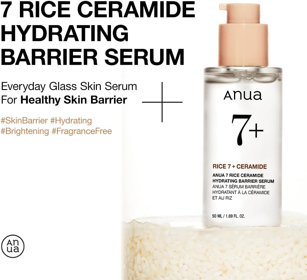 ANUA 7 Rice Ceramide Hydrating Barrier Serum (50ml)