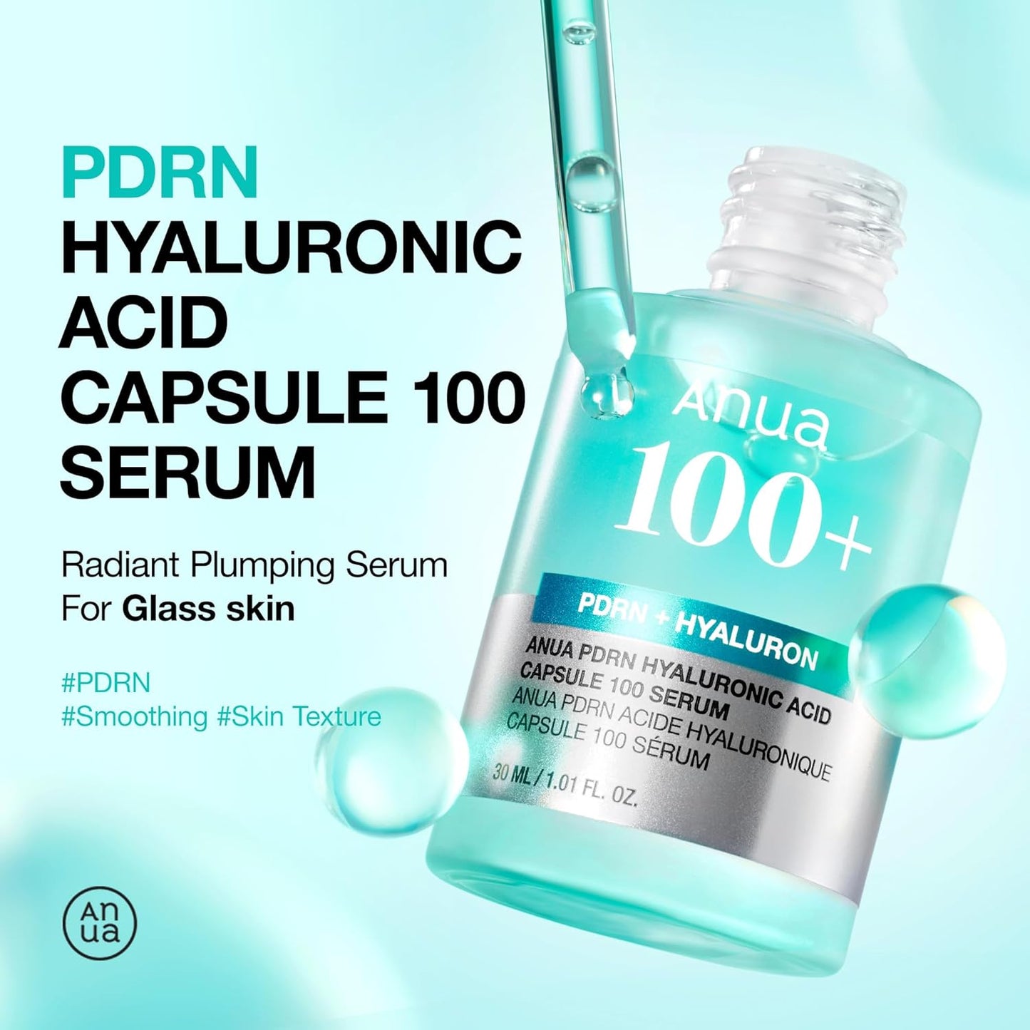 ANUA PDRN Hyaluronic acid Capsule 100 Serum (30ml)