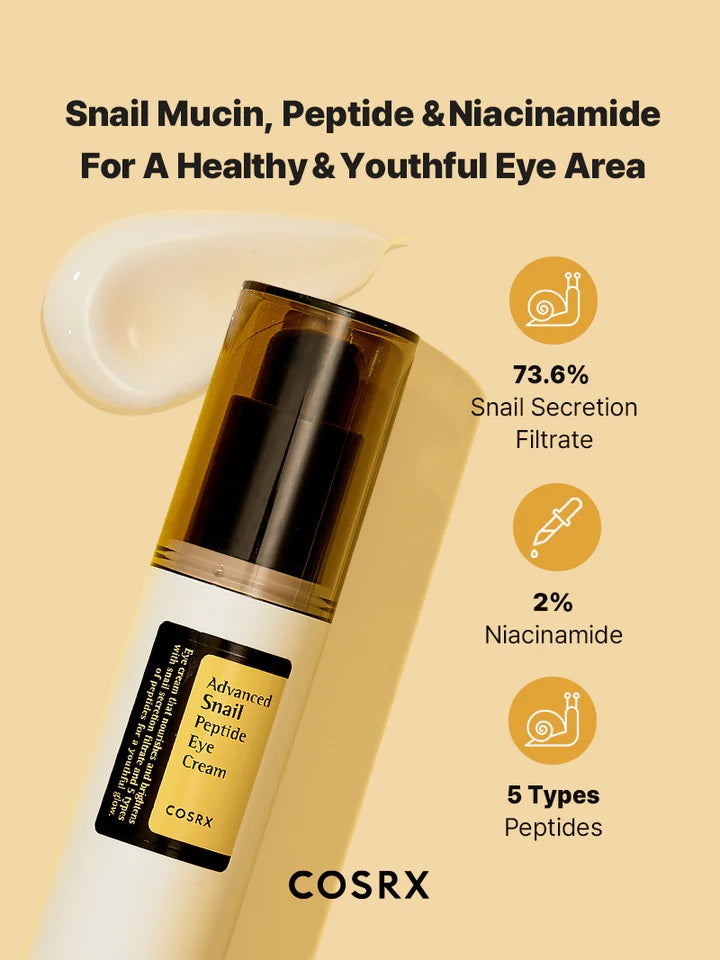 COSRX Advanced Snail Peptide Eye Cream 25ml CLEARANCE
