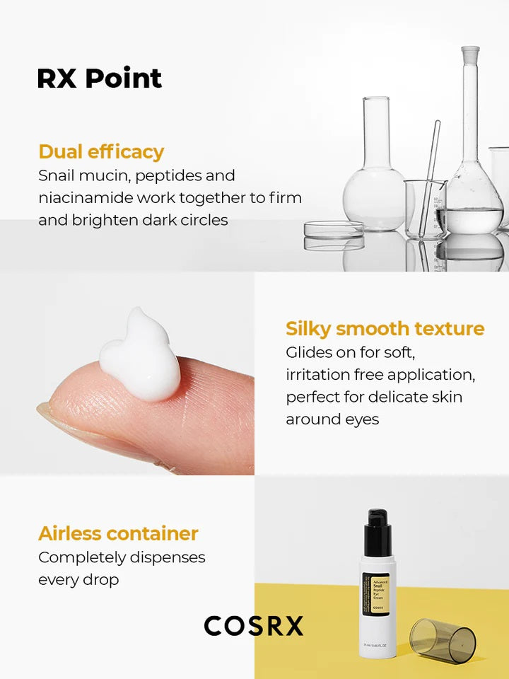 COSRX Advanced Snail Peptide Eye Cream 25ml CLEARANCE
