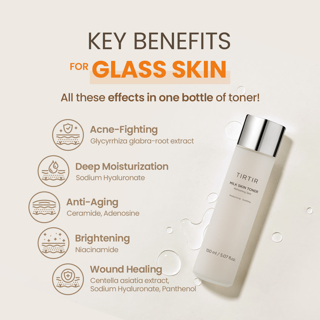 TIRTIR Milk Skin Toner JUMBO (150ml)