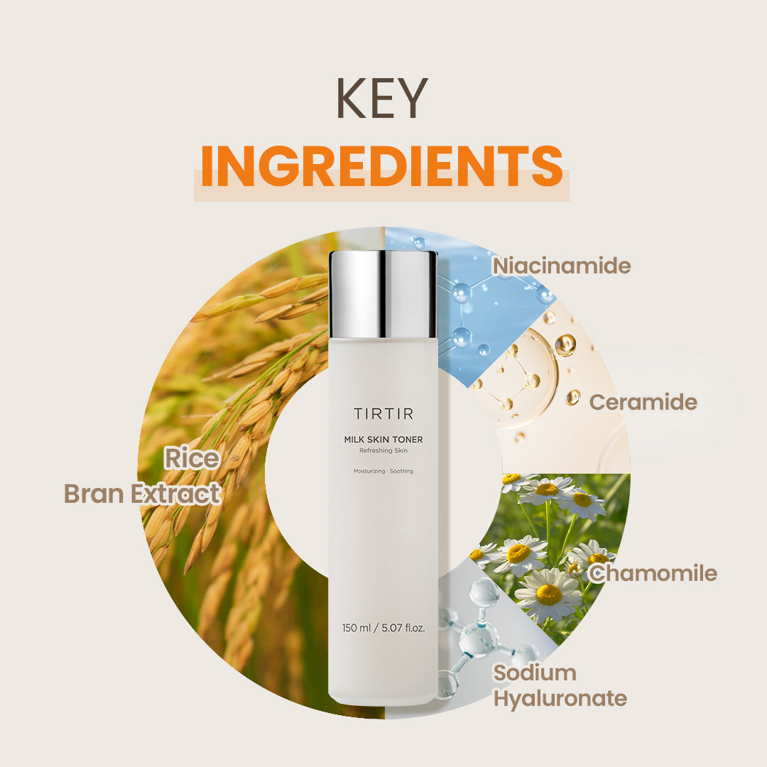TIRTIR Milk Skin Toner JUMBO (150ml)