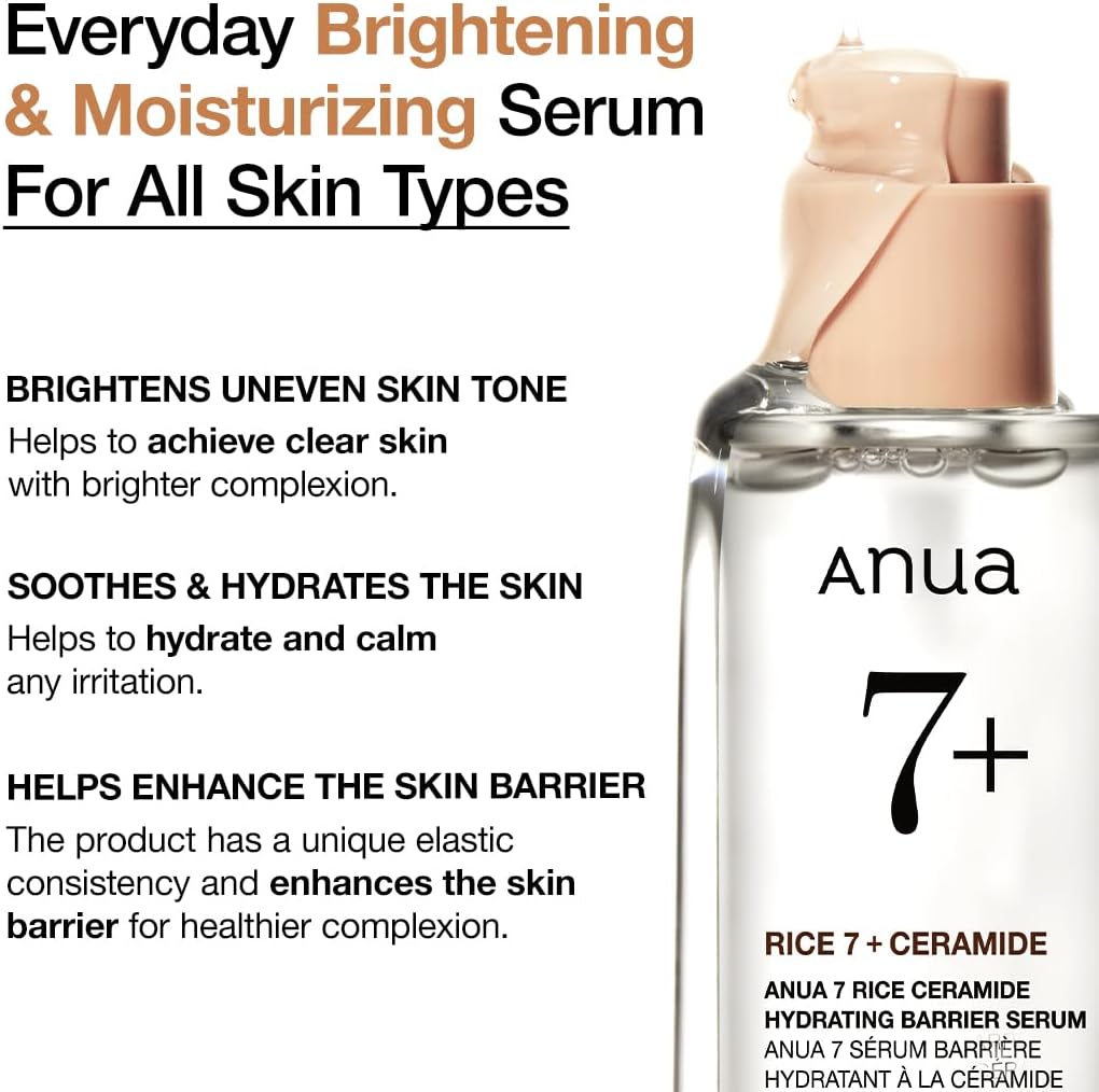 ANUA 7 Rice Ceramide Hydrating Barrier Serum (50ml)