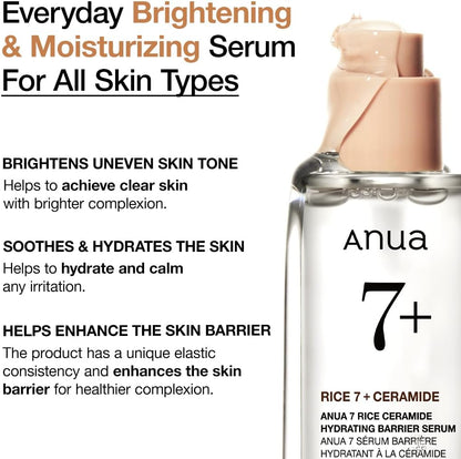 ANUA 7 Rice Ceramide Hydrating Barrier Serum (50ml)