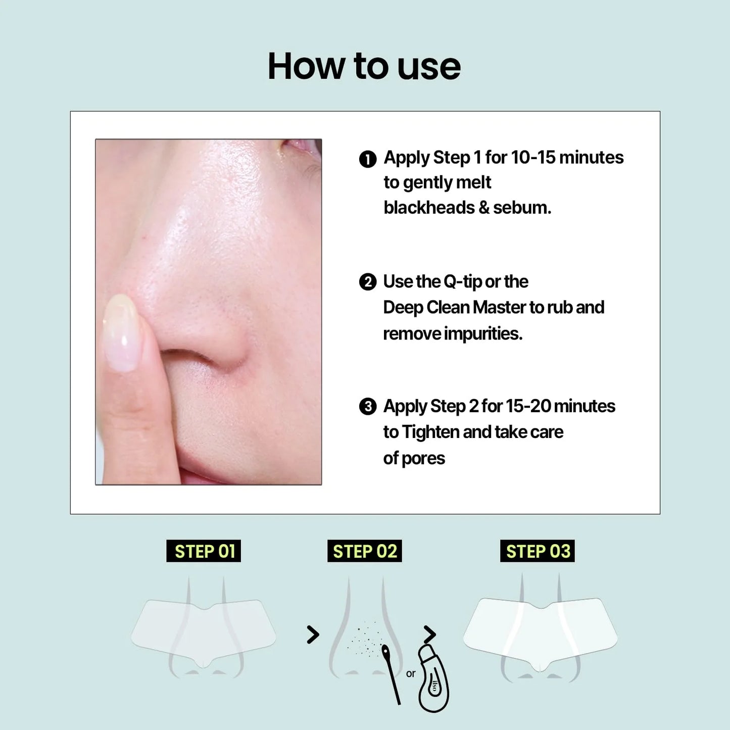 ILSO Natural Mild Clear Nose Patch [5 sets]