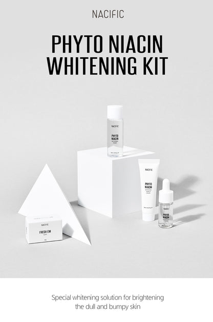 NACIFIC PHYTO NIACIN WHITENING KIT (Soap 30g+Toner 30ml+Essence 10ml+Cream 20ml)