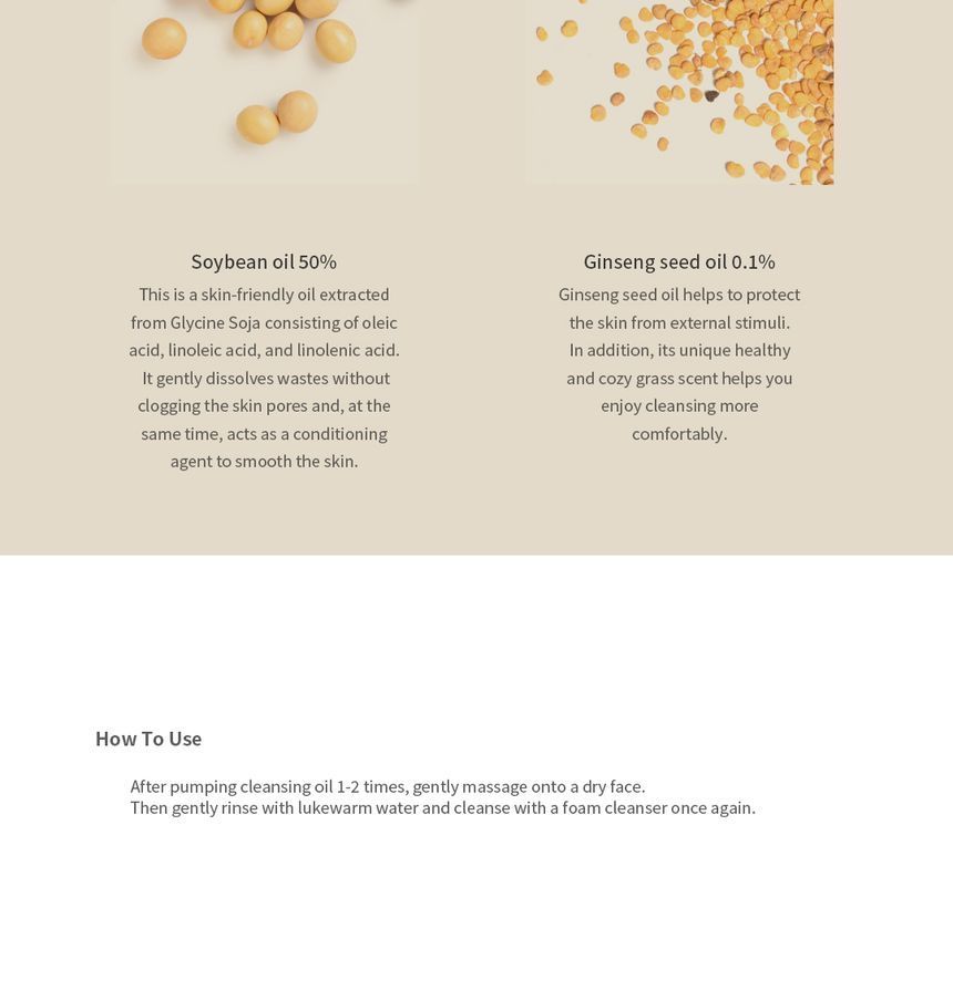 BEAUTY OF JOSEON Ginseng Cleansing Oil 210ml