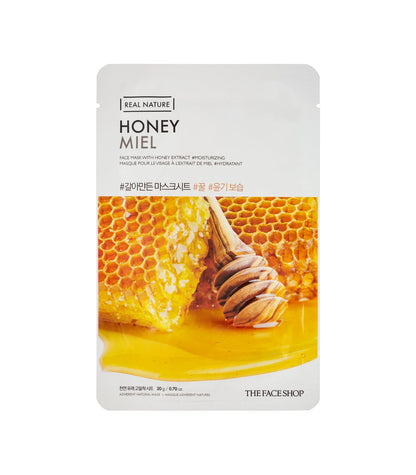 THE FACE SHOP Real Nature Face Mask HONEY 1pc (20g)