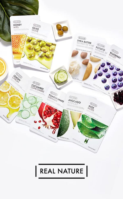 THE FACE SHOP Real Nature Face Mask BLUEBERRY 1pc (20g)