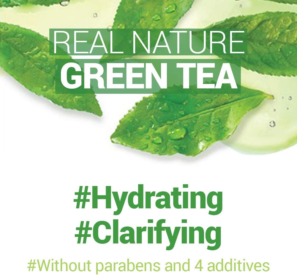 THE FACE SHOP Real Nature Face Mask GREEN TEA 1pc (20g)