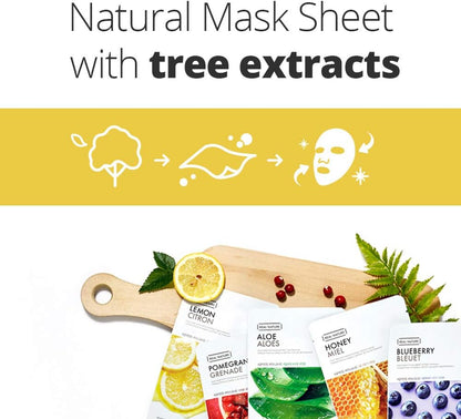 THE FACE SHOP Real Nature Face Mask GREEN TEA 1pc (20g)