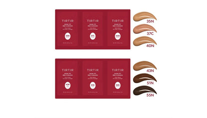 TIRTIR Mask Fit Red Cushion 6 Shade Trial Kit - DEEP (35N-55N)