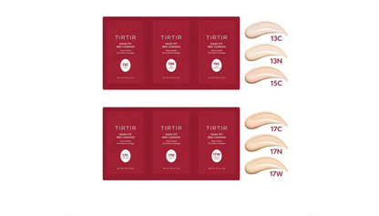 TIRTIR Mask Fit Red Cushion 6 Shade Trial Kit - LIGHT (13C-17W)