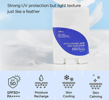 ISNTREE Hyaluronic Acid Airy Sun Stick 22gm